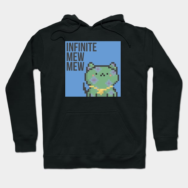 Pixel Cat 069 Hoodie by Infinite Mew Mew